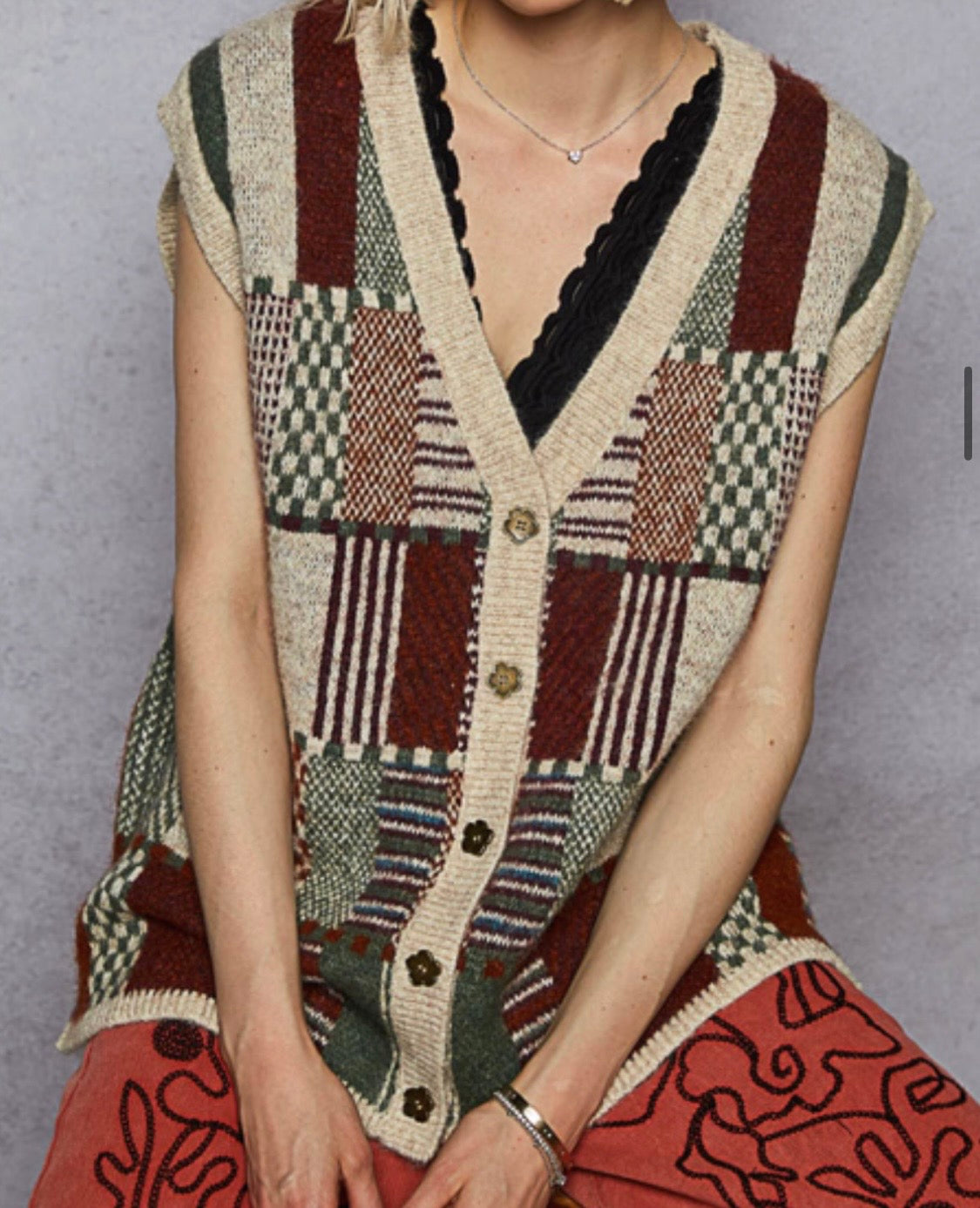 The Maple Meadow sweater vest