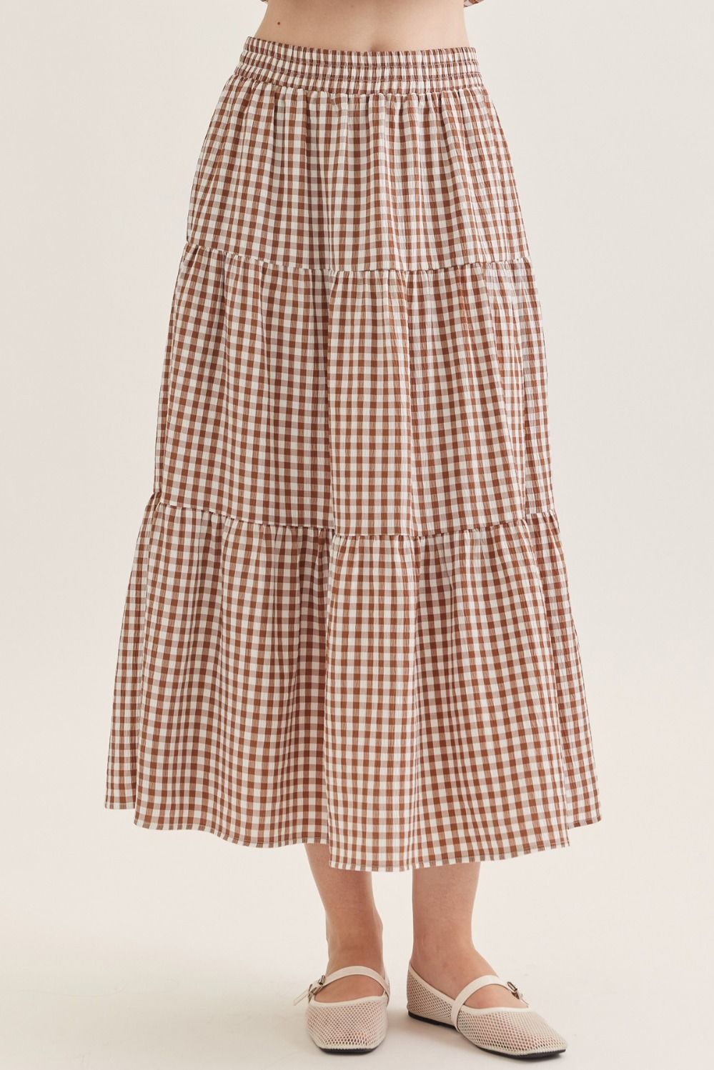 The dusty Trail gingham skirt