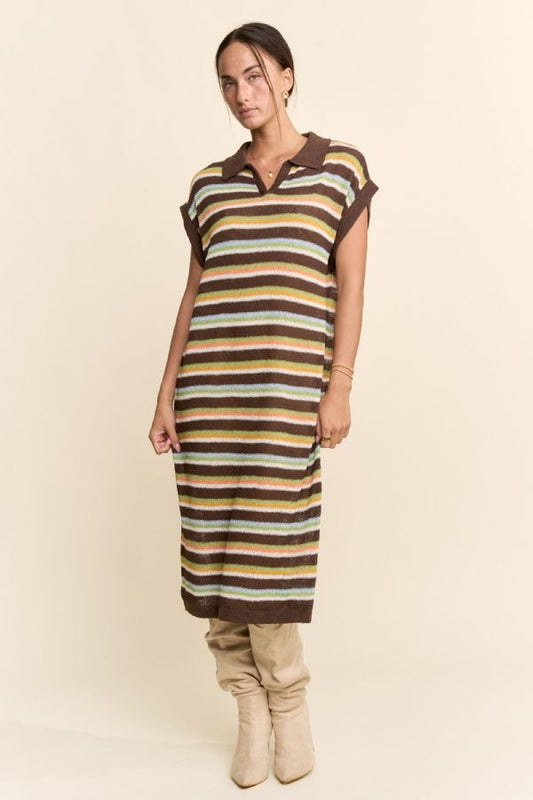 The Autumn Lane Stripe Dress