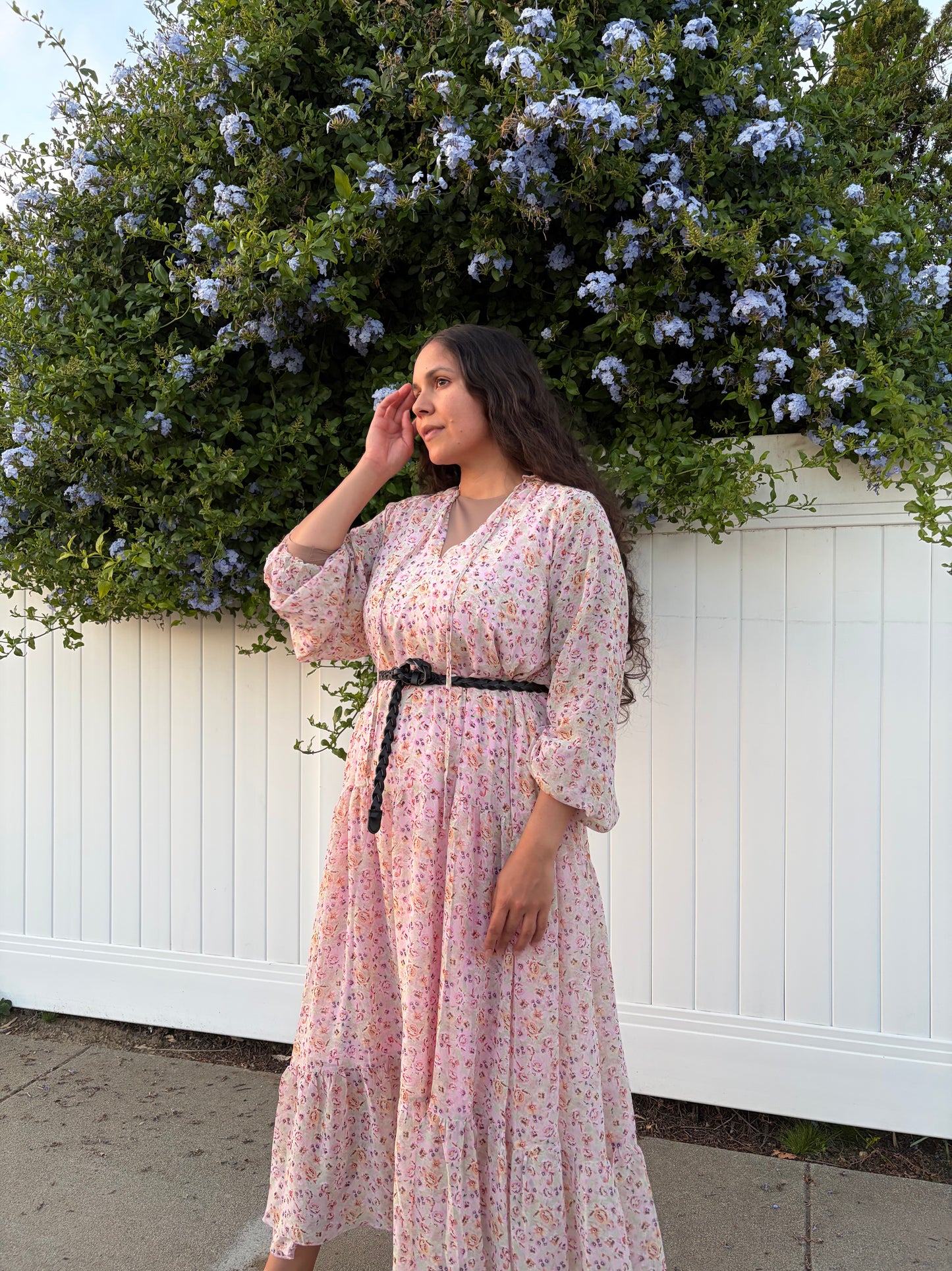 The Floral Petal Dress